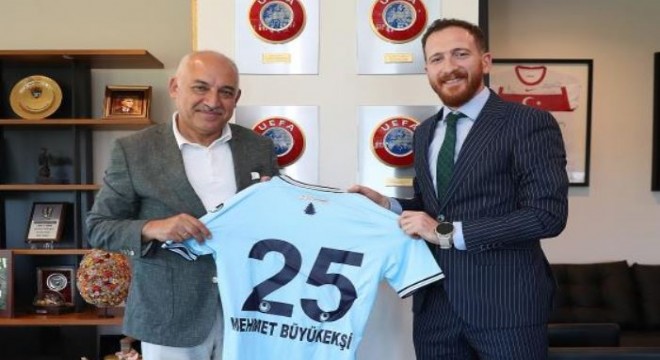 Erzurumspor Başkanı Ahmet Dal dan Büyükekşi ye ziyaret         